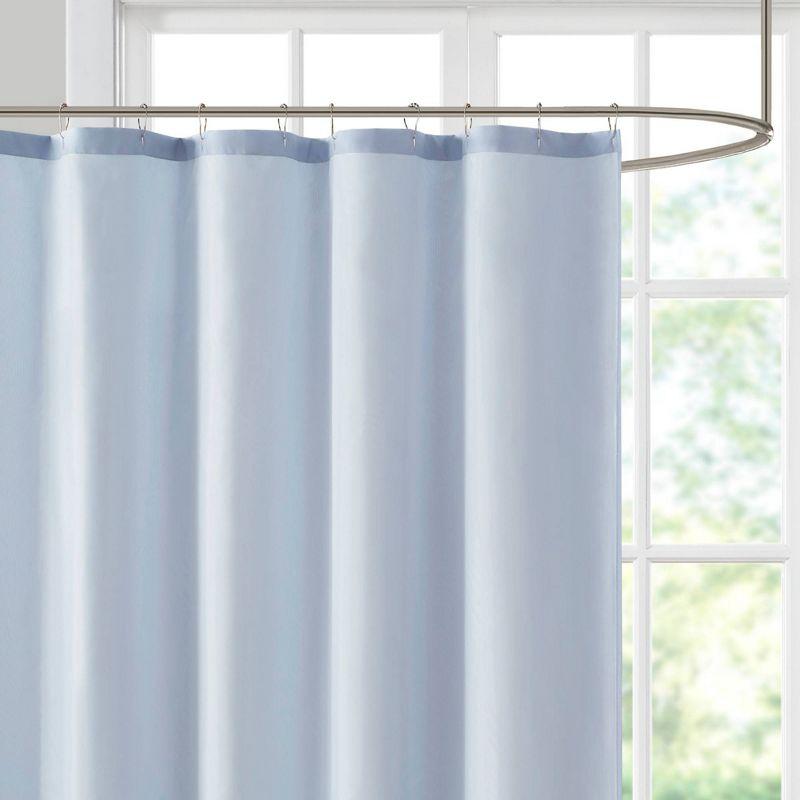 Hulet Pieced and Embroidered Single Shower Curtain