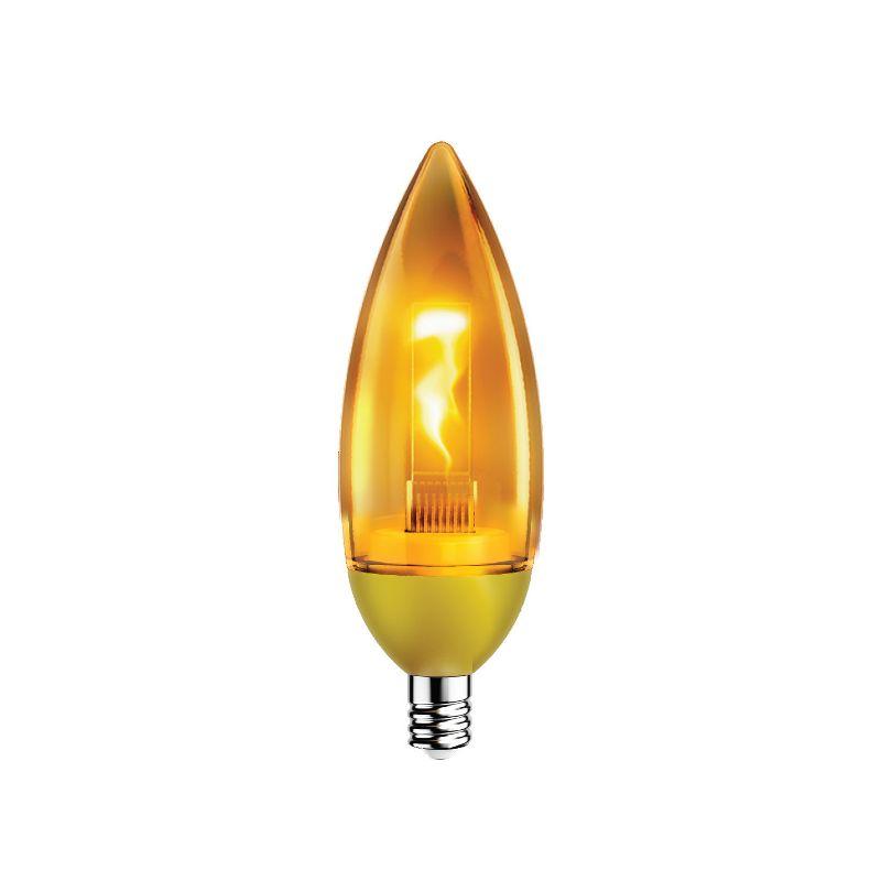 GE Flicker Flame LED Light Bulb Small Base