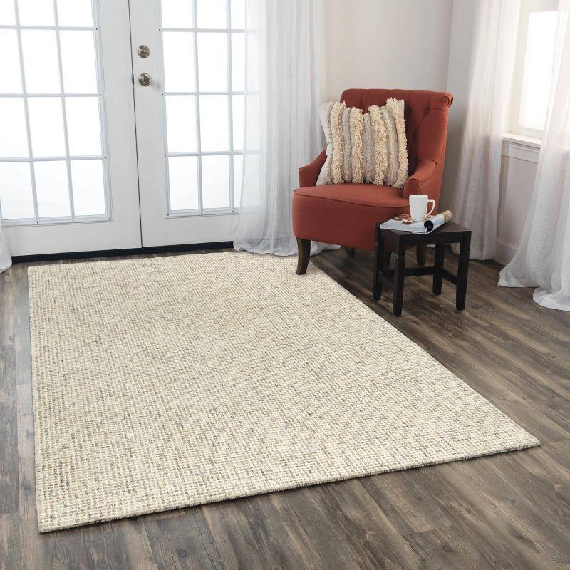 Kenyon Handmade Tufted Wool Beige Rug