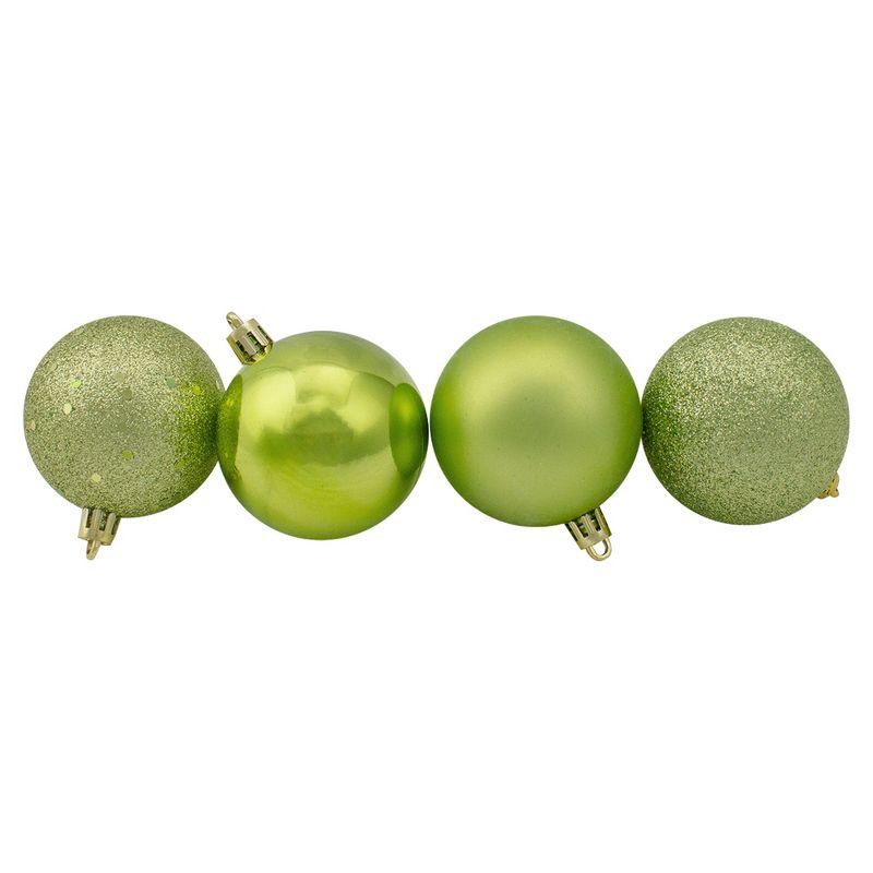 Kiwi Green Shatterproof Christmas Ball Ornament Set