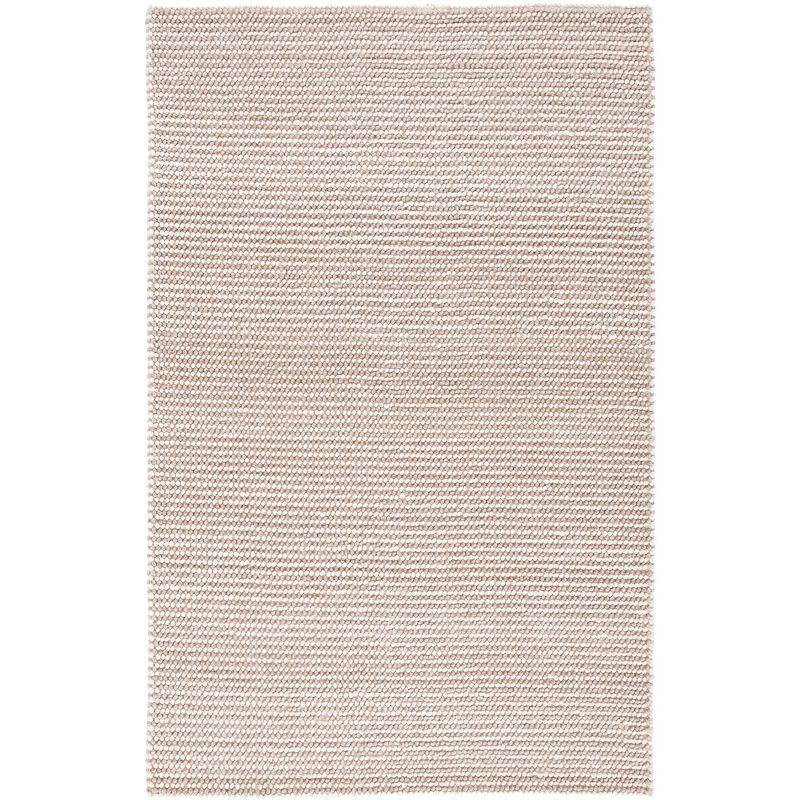 Ivory Handwoven Wool 3' x 5' Area Rug