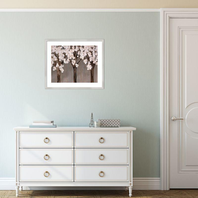 Amanti Art Floral Wonderland by Sydney Edmunds Wood Framed Wall Art Print 25 in. x 21 in.