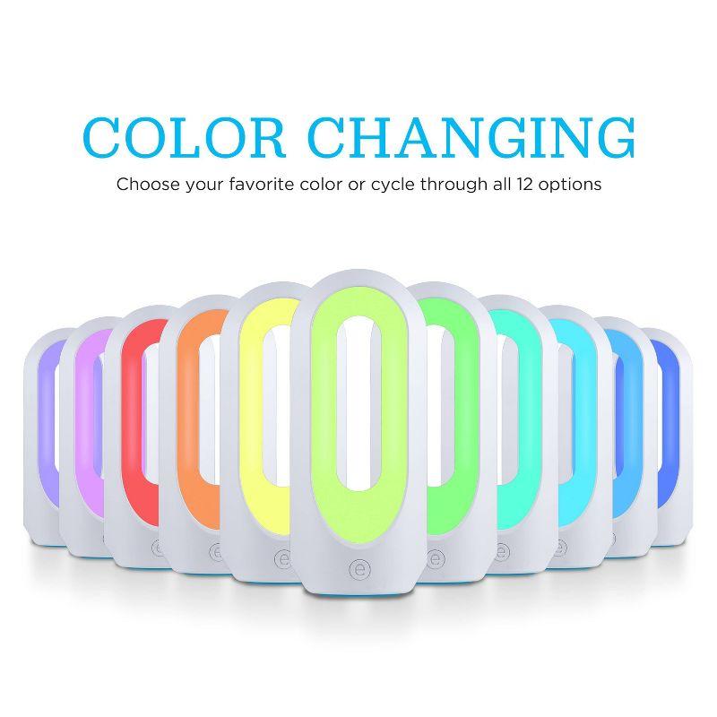 Track LED Color Changing Table Lamp White - Enbrighten