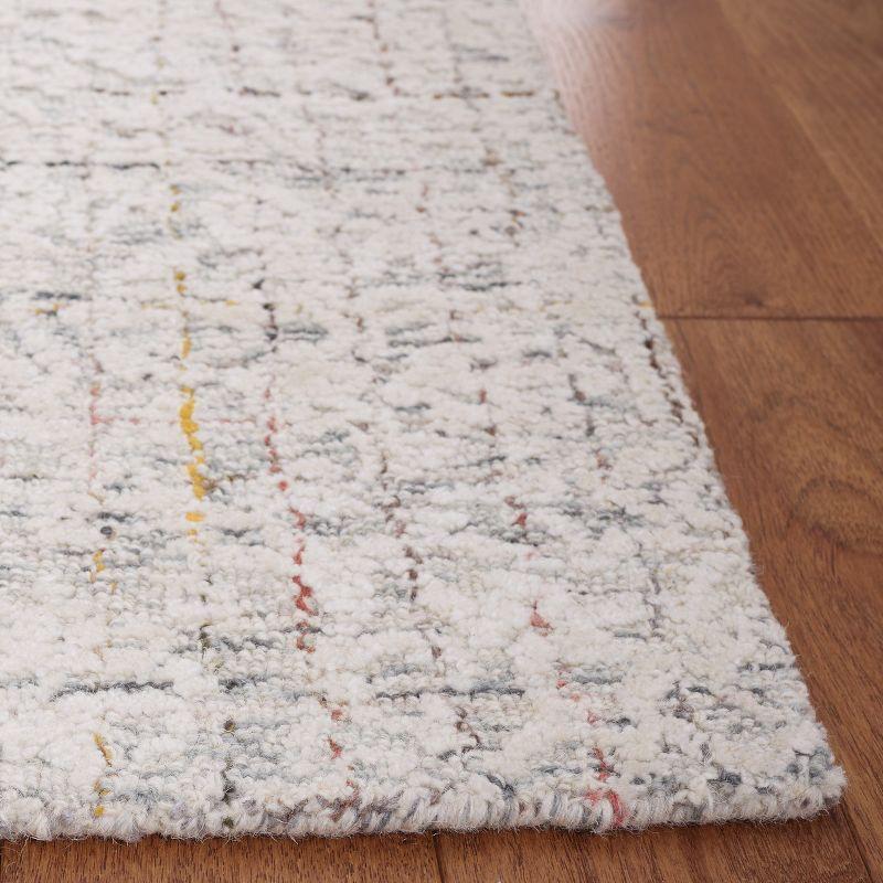 Metro MET879 Hand Tufted Indoor Area Rug - Grey/Ivory - 6'x6' - Safavieh