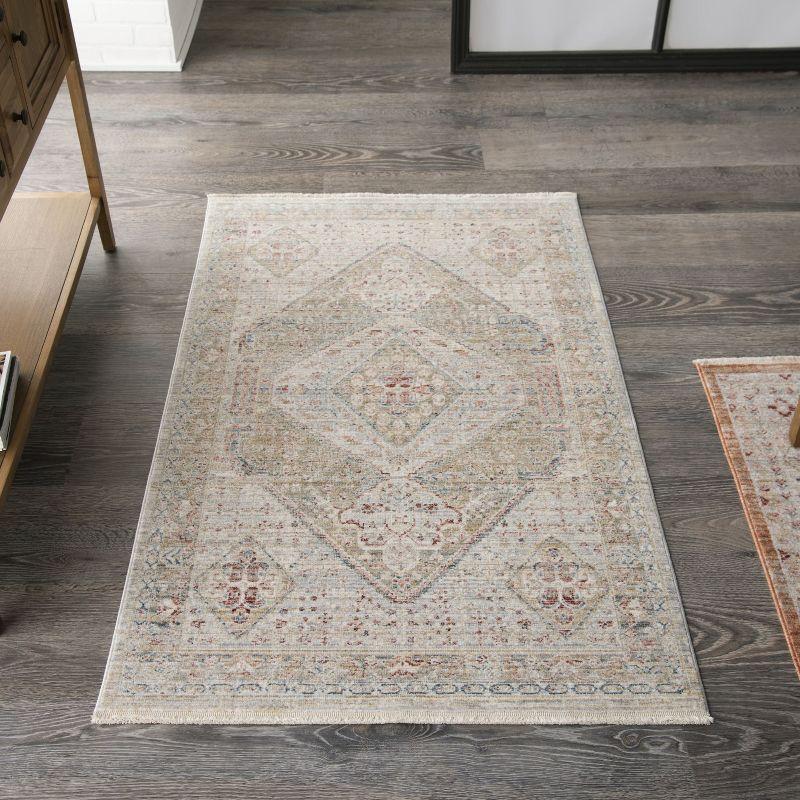 Nourison Enchanting Home Persian Indoor Area Rug Beige/Grey 3' x 5'