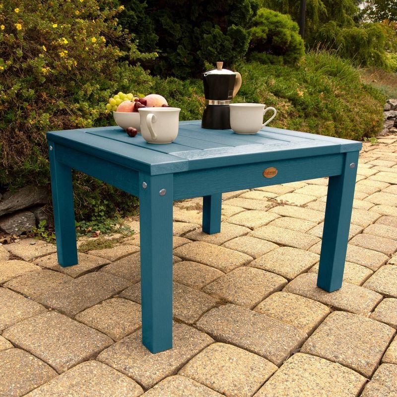 Adirondack Outdoor Side Table - Nantucket Blue - highwood: Poly Lumber, Fade & Weather-Resistant, 12-Year Warranty