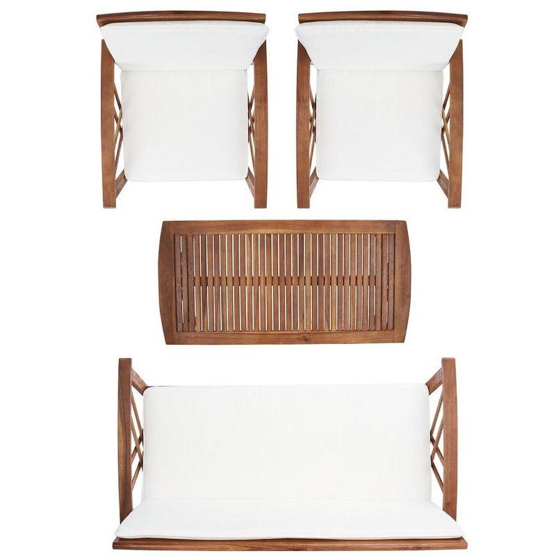 Fontana 4 Piece Set - Indoor/Outdoor - PAT7008 - Natural/Beige - Safavieh