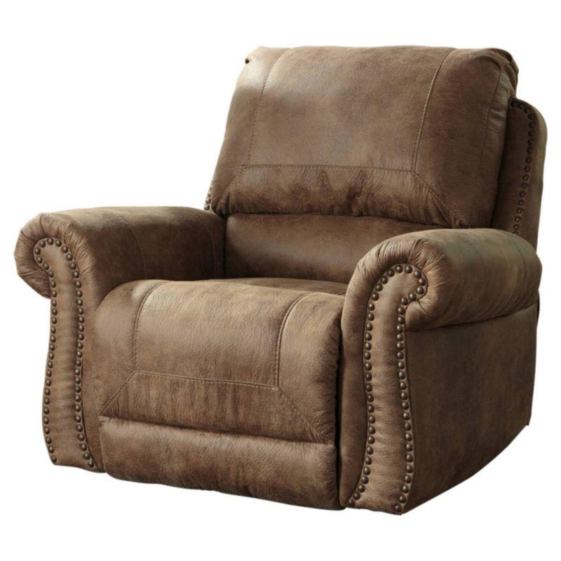 Larkinhurst Rocker Power Recliner Earth: Oversized Chair, Gentle Motion - Signature Design by Ashley