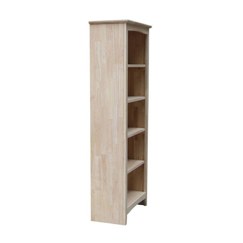 60&#34;x24&#34; Shaker Bookcase Unfinished - International Concepts