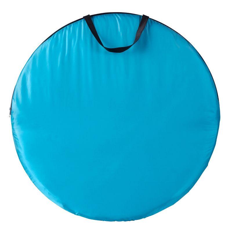 wakeman Wakeman UPF50+ Pop Up Beach Tent Sun Shelter, Blue