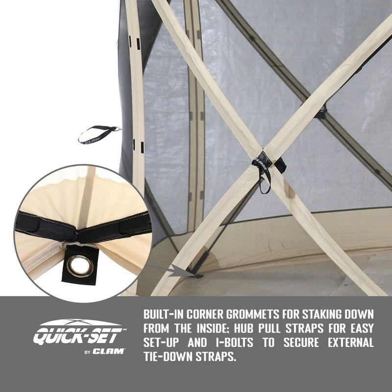 Clam CLAM Quick-Set Portable Outdoor Camping Canopy Shelter