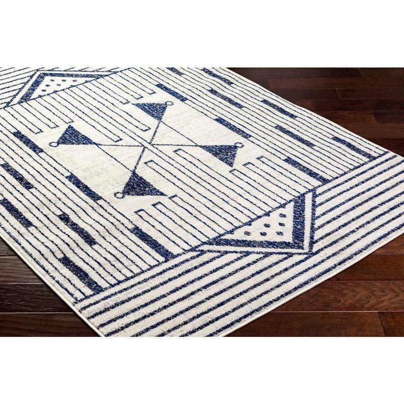 Mark & Day Neerijnen 4'11"x7' Rectangle Woven Indoor Area Rugs Dark Blue