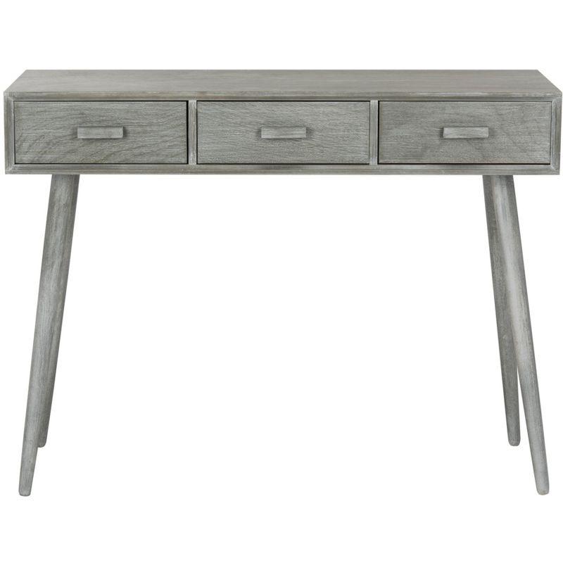 Albus 3 Drawer Console Table - CNS5701C - Gray - Safavieh