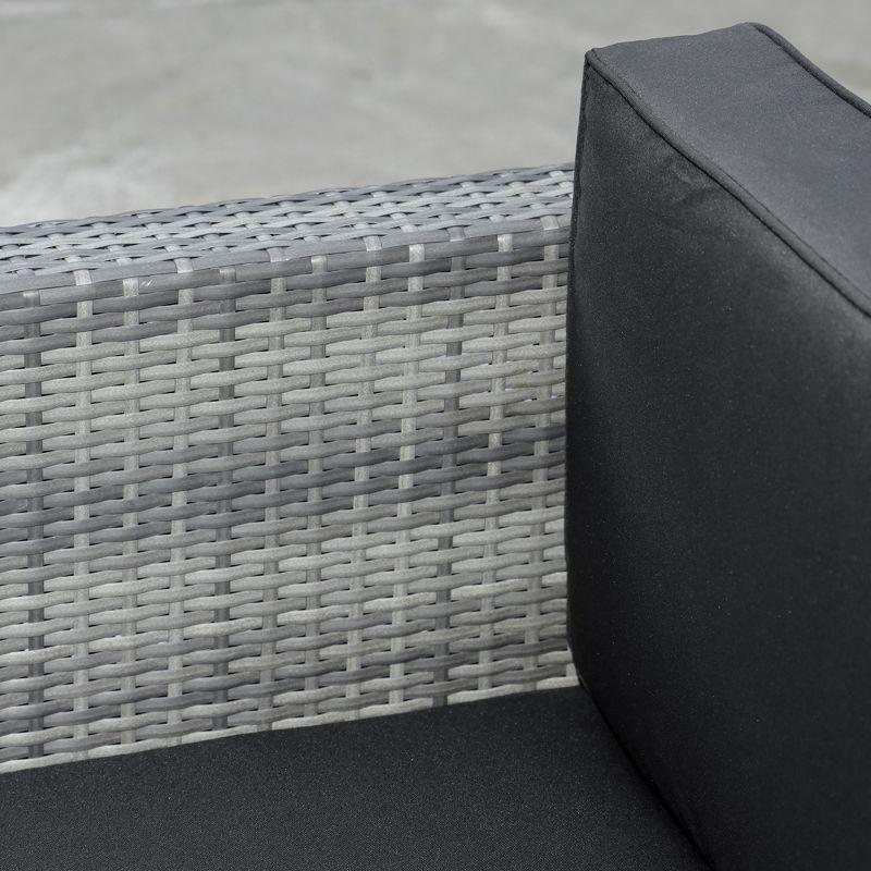 Outsunny 3 Piece Rattan Seating Group