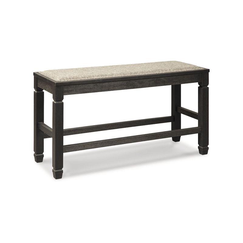Signature Design by Ashley Casual Tyler Creek Counter Height Dining Bench  Antique Black