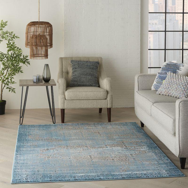 Nourison Karma KRM01 Ash Area Rug