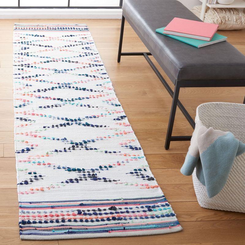 Montauk MTK815 Hand Woven Runner Rug - Ivory/Blue - 2'3"x9' - Safavieh.