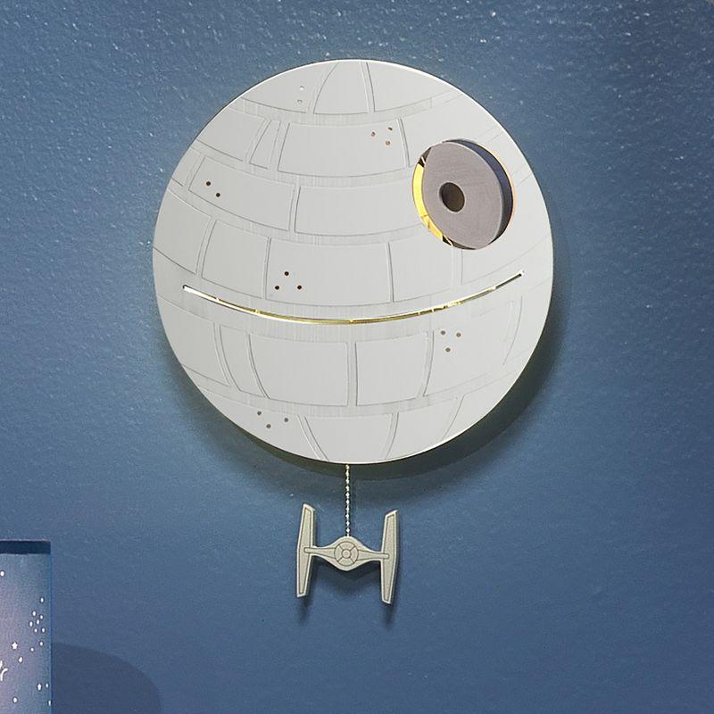 Lambs & Ivy Star Wars Signature LED Light-Up Death Star Wall Decor/Art