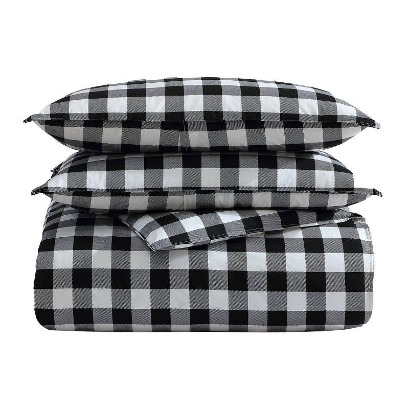 Black Mountain Plaid Duvet Cover Set - Eddie Bauer