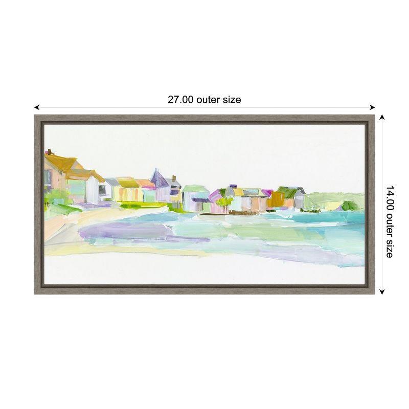 Amanti Art Bright Seaside Tranquility by Susan Pepe Canvas Wall Art Print Framed 27 x 14-in.