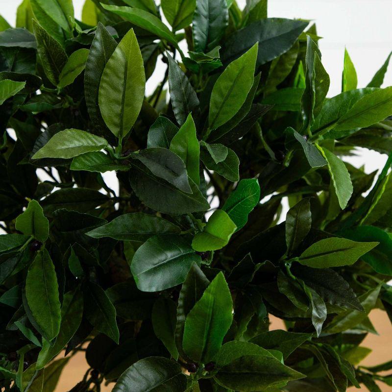 Nearly Natural 3-ft Bay Leaf Topiary UV Resistant (Indoor/Outdoor)