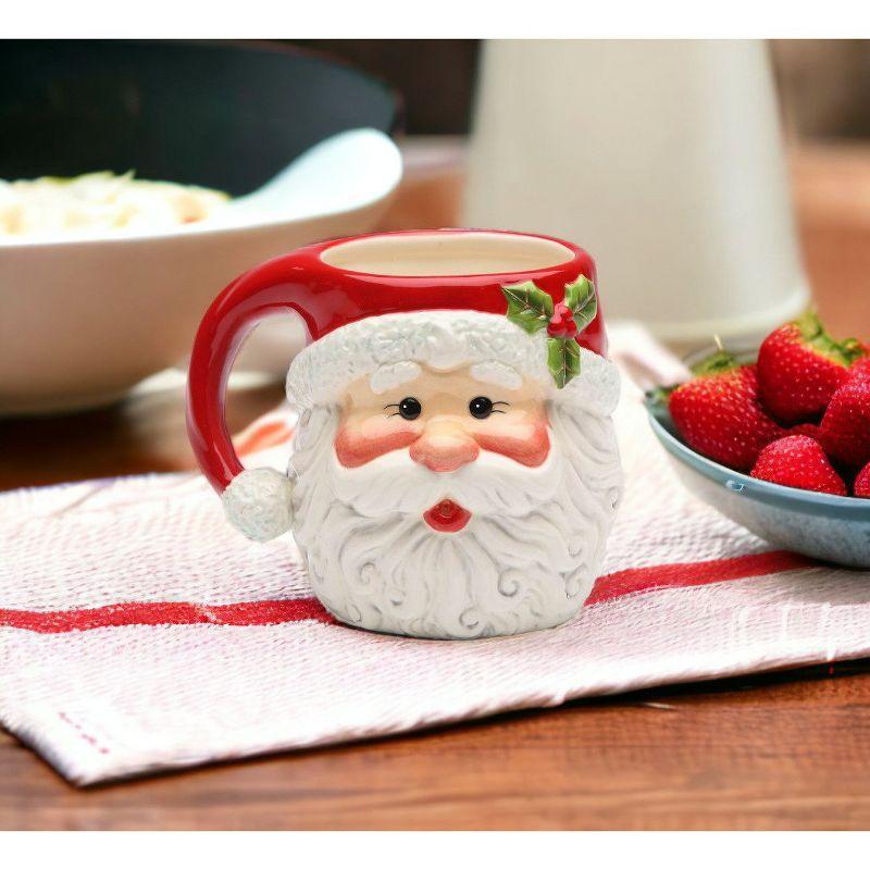 Kevins Gift Shoppe Ceramic Christmas Santa Claus Coffee Mug