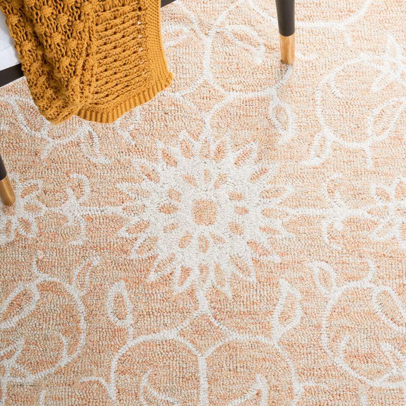 Jardin JAR601 Hand Tufted Accent Rug - Yellow/Ivory - 3'x5' - Safavieh