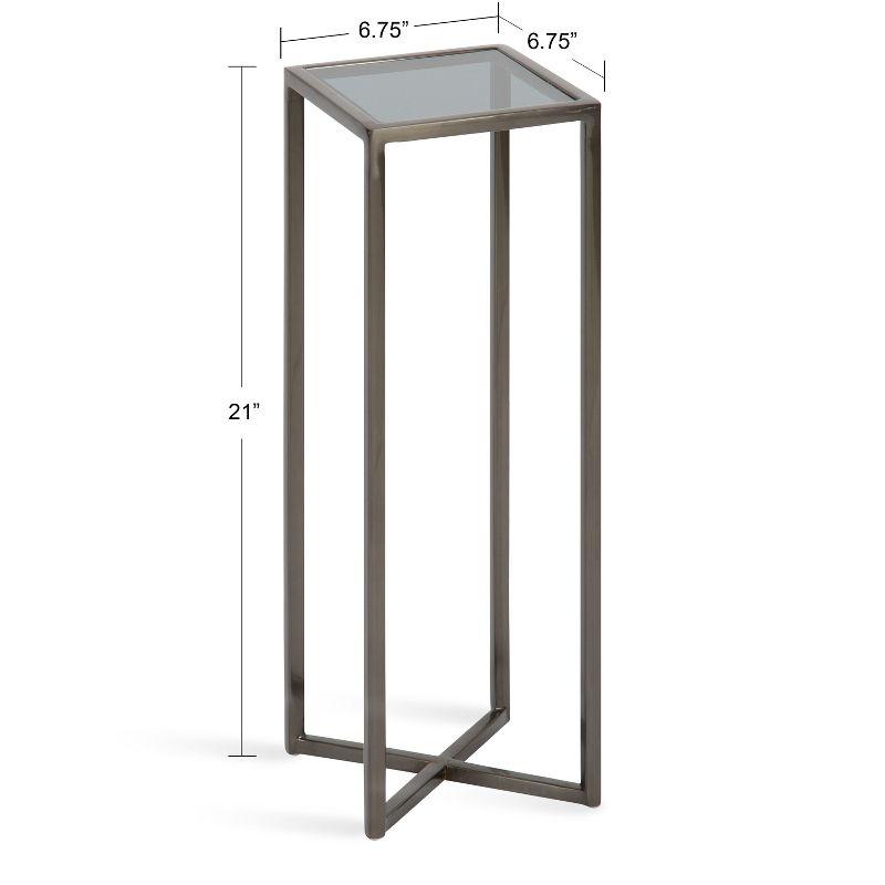 Kate and Laurel Jaspur Square Metal End Table