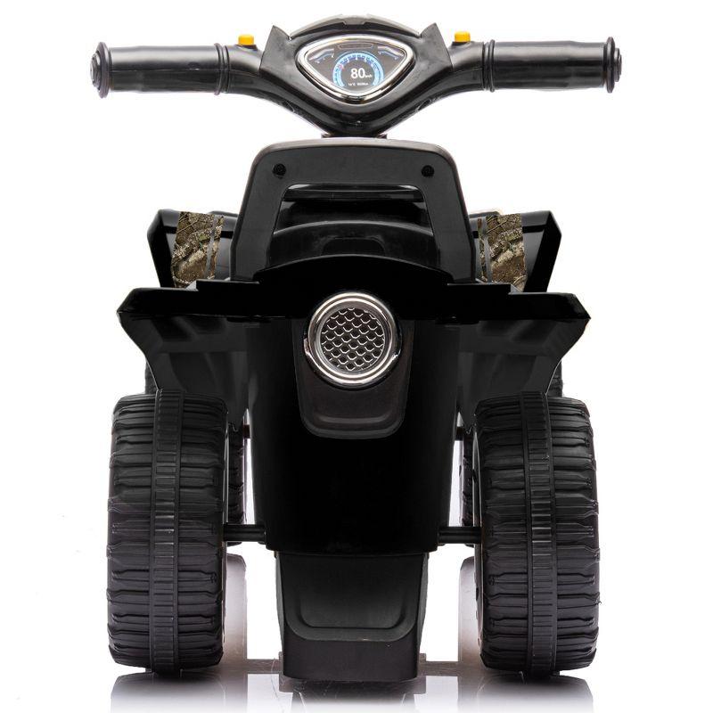 RealTree: Quad Push Car - Black - Foot-To-Floor Ride-On Toy,12mo+