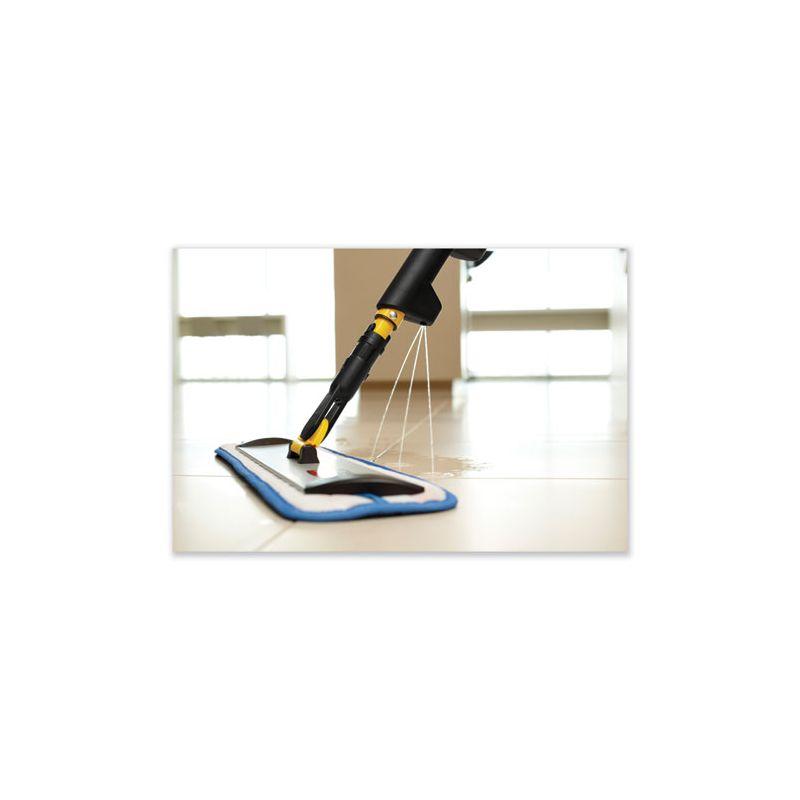 Rubbermaid Commercial HYGEN Pulse Microfiber Spray Mop System, 17" Wide Microfiber Head, 52" Yellow Plastic Handle