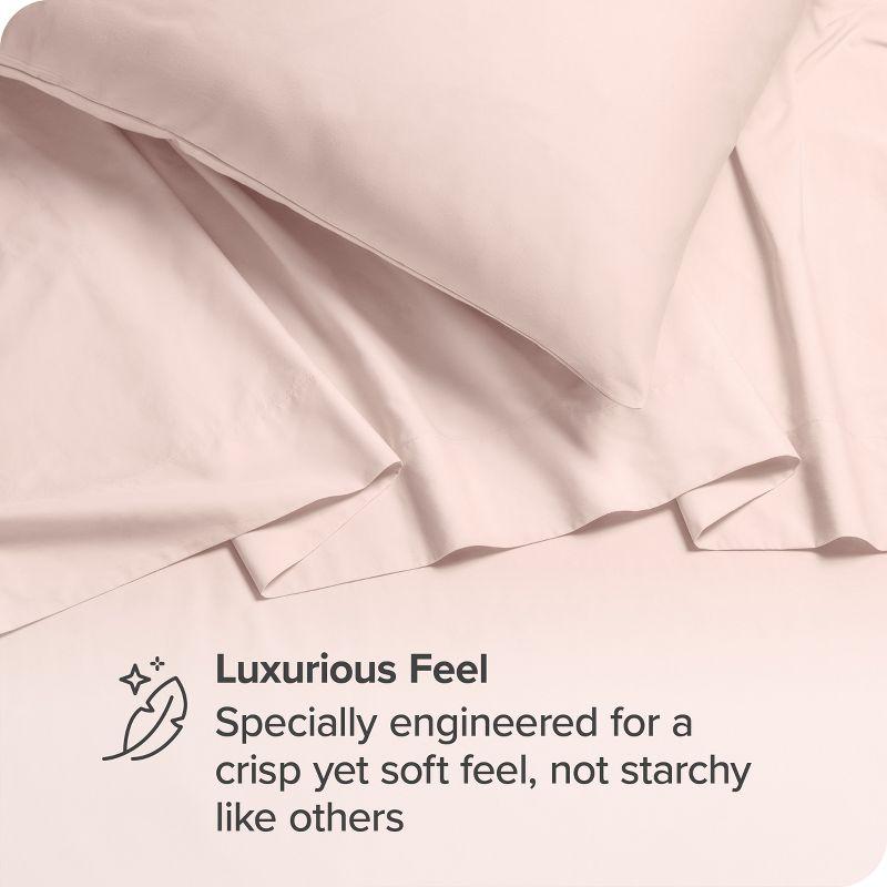 Bare Home 100% Cotton Percale Sheet Set