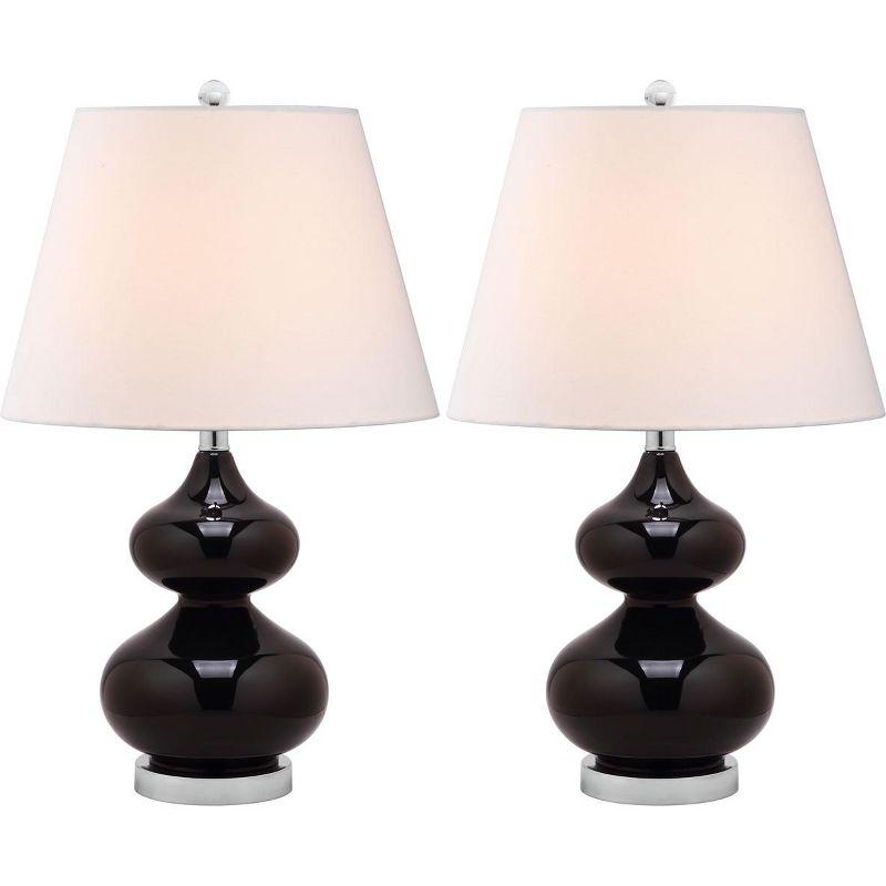 Eva Double Gourd Glass Lamp (Set of 2) - Safavieh