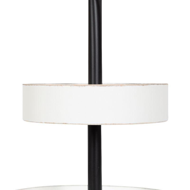 Kate and Laurel Woodmont Tray, 3 Tier, White