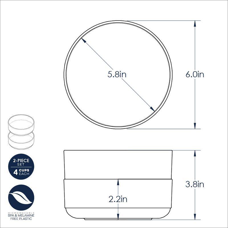 Nordic Ware Soup/Salad Bowls (Set of 2)