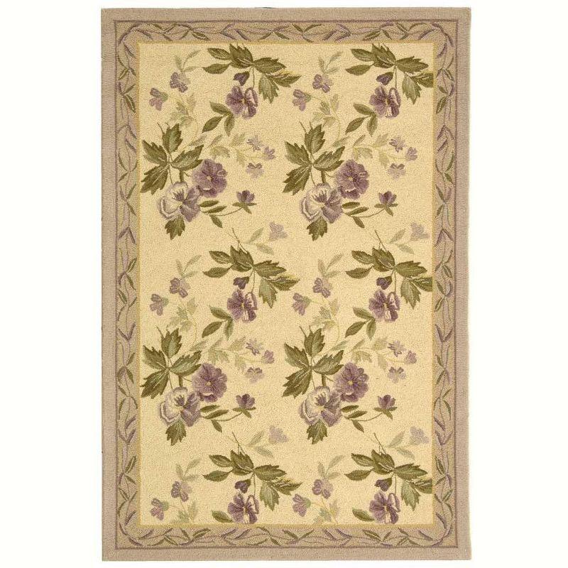 Safavieh Hand Hooked Wool Pile Floral Rug