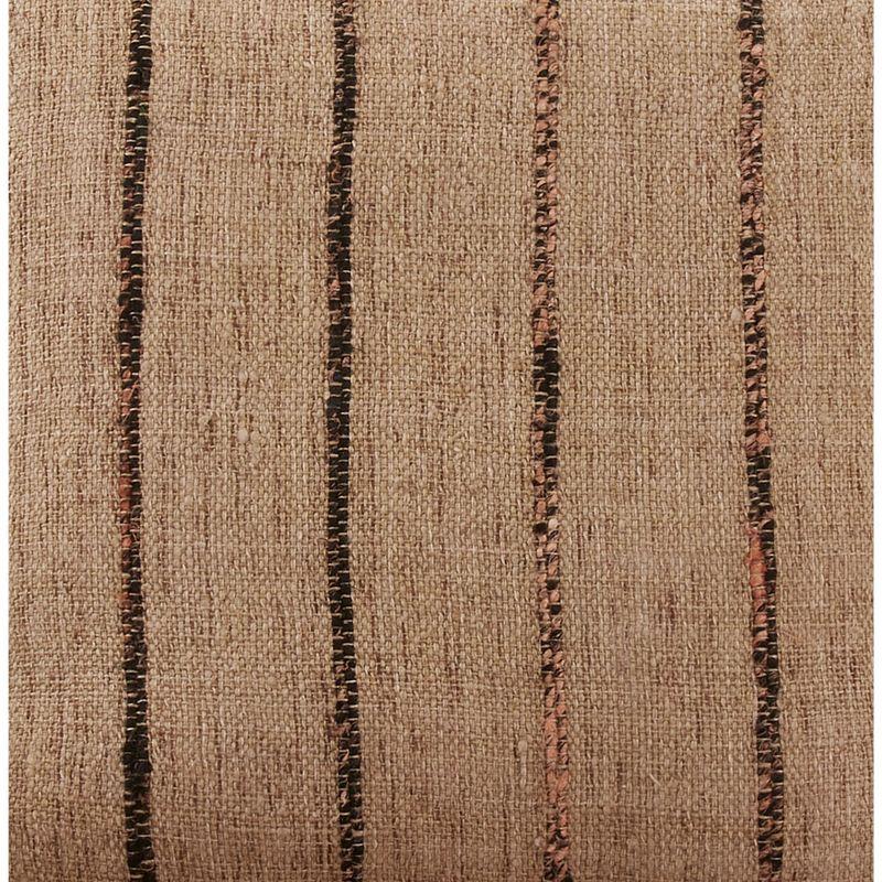 Saro Lifestyle Saro Lifestyle Striped Thin Stripe Throw Pillow Cover, Natural, 16" x 24"