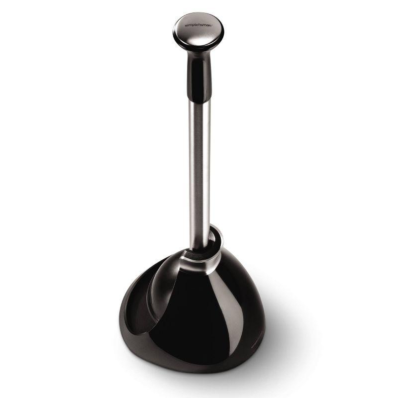 Simplehuman ® Black Toilet Plunger