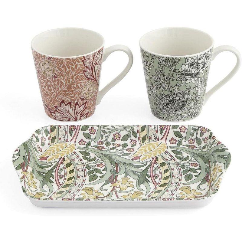 Pimpernel Morris & Co Mug and Tray Set, Assorted Designs