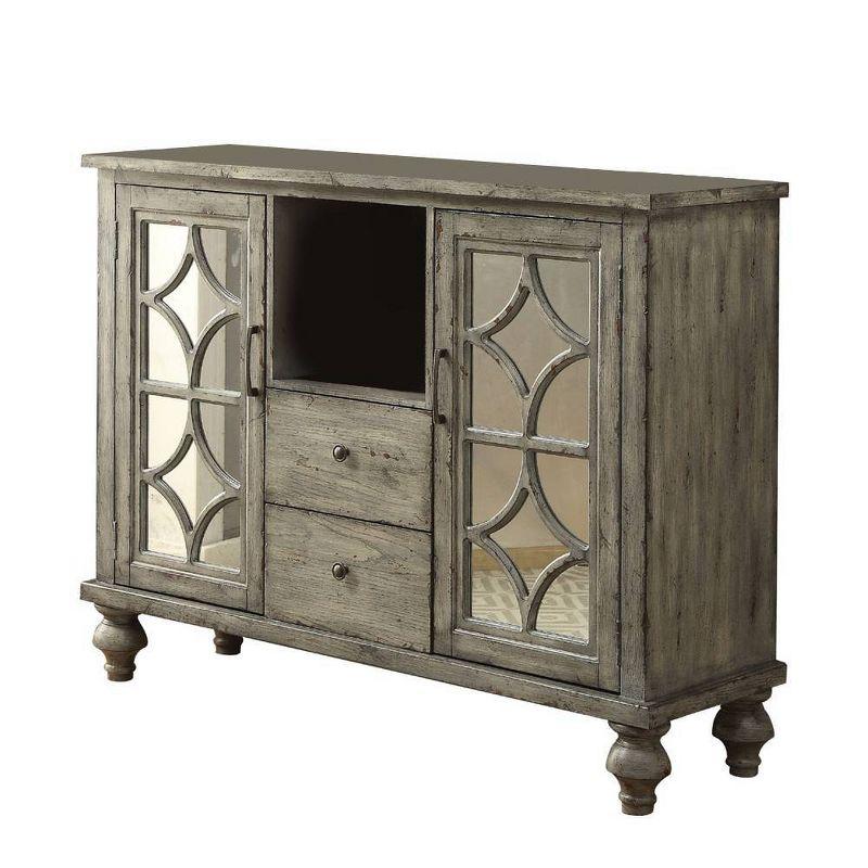 NTYUNRR Velika 48'' Solid Wood Console Table with 2 Drawers