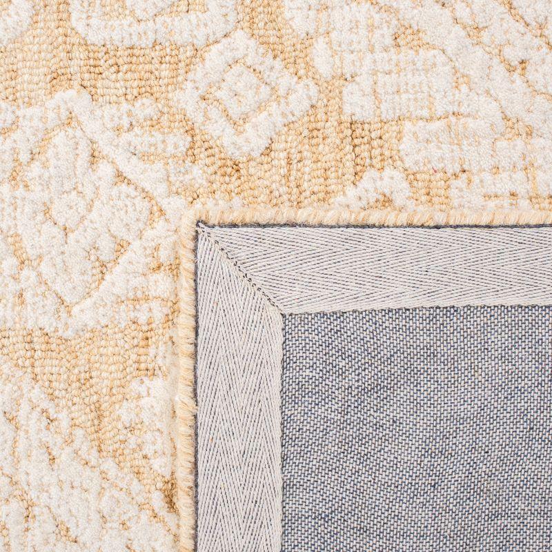 Metro MET987 Hand Tufted Indoor Area Rug - Gold/Ivory - 6'x9' - Safavieh