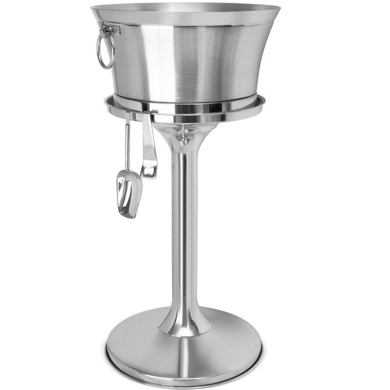 BirdRock Home Stainless Steel Bucket Stand