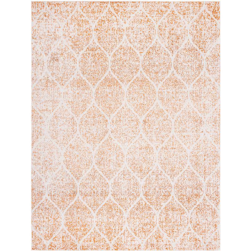 Madison MAD604 Power Loomed Indoor Area Rug - Cream/Orange - 8'x10' - Safavieh