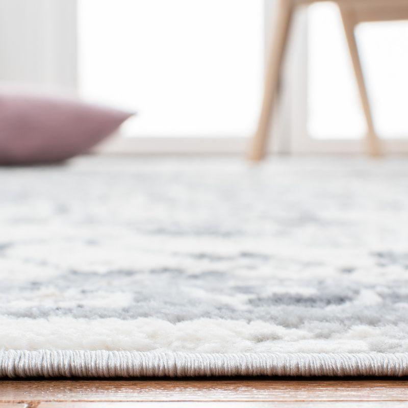 Shivan SHV136 Power Loomed Runner Rug - Ivory/Grey - 2'x7' - Safavieh.