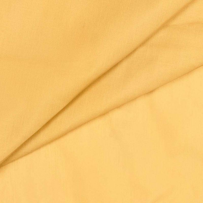 Ellis Stacey 1.5" Rod Pocket High Quality Fabric Solid Color Window Balloon Valance 60"x15" Yellow