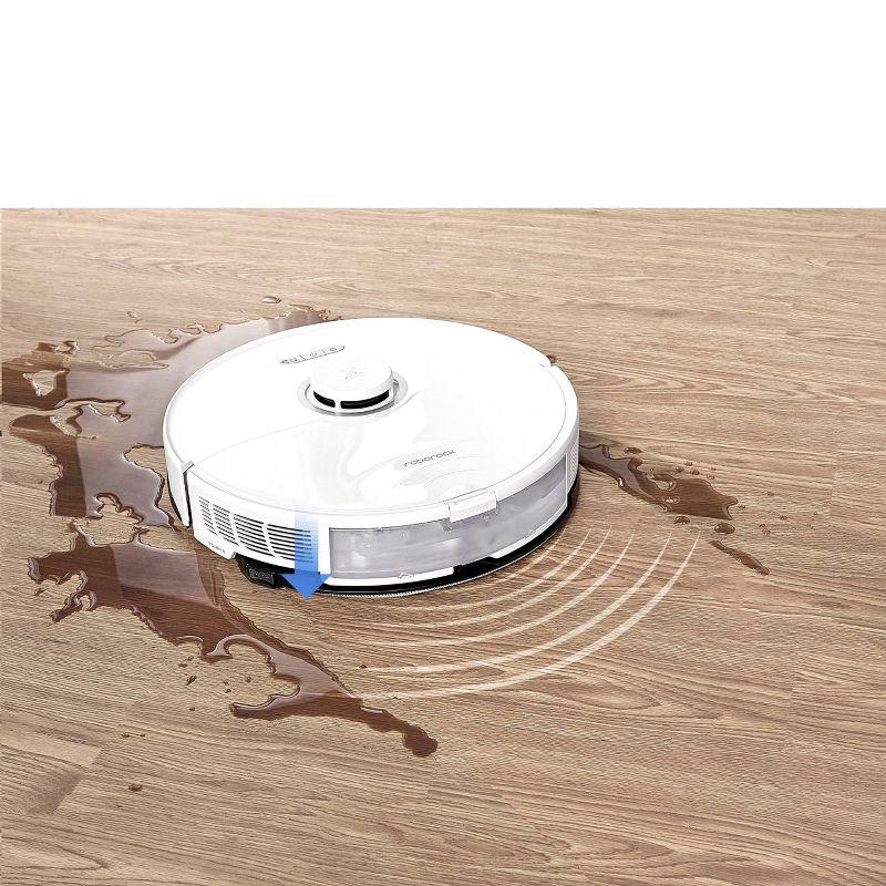 Roborock S8 Robot Vacuum and Mop White: Smart Mapping, Pet Hair Pick Up, Cordless, 180 Min Run Time, App Controlled