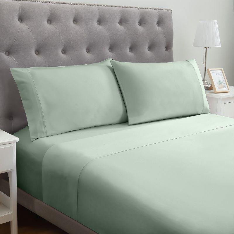 Modern Threads Solid Ultra Soft Microfiber Sheet Set, Twin