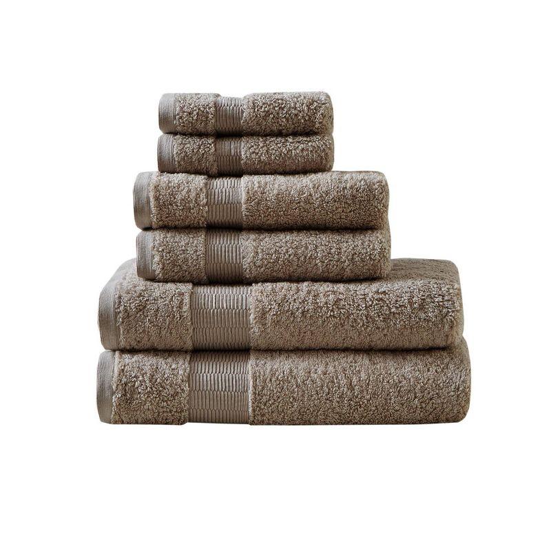 Oversized Dark Taupe Egyptian Cotton Towel Set