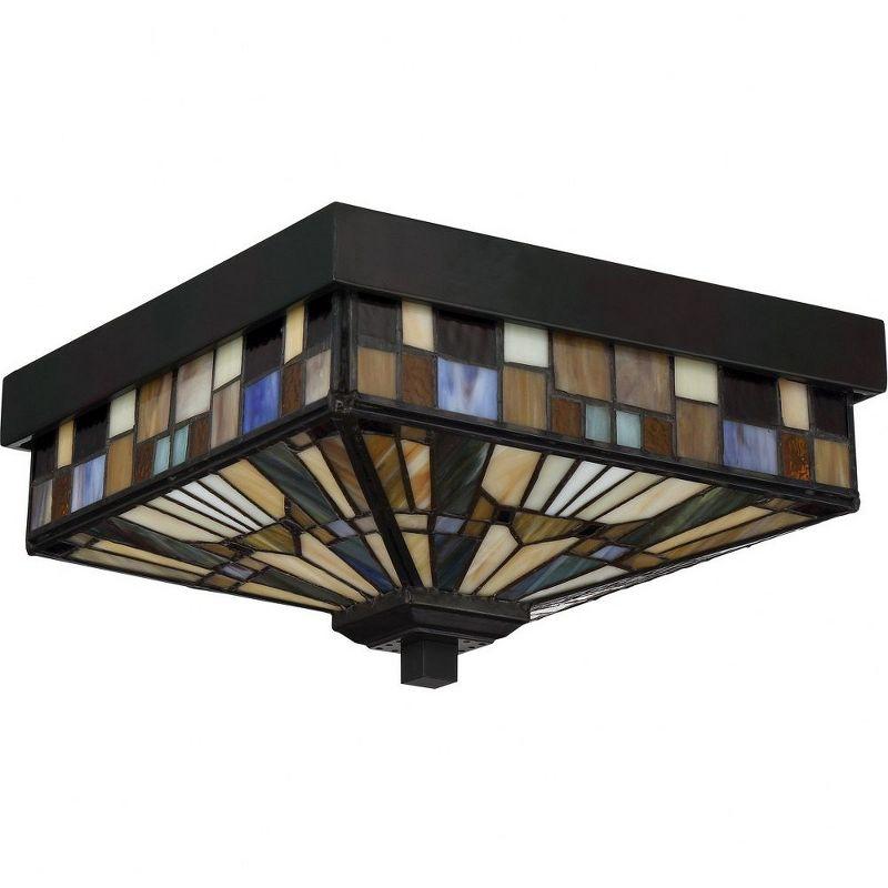 Quoizel Lighting Inglenook 2 - Light Flush Mount in  Valiant Bronze