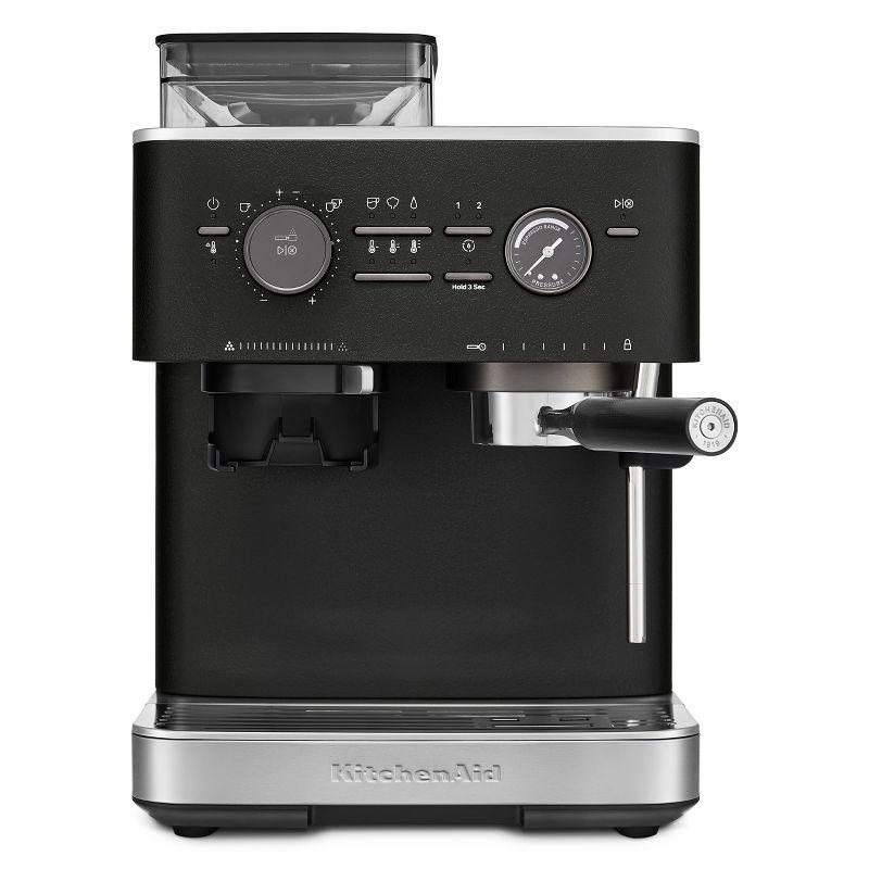 KitchenAid ® Semi-Automatic Espresso Machine in Cast Iron Black