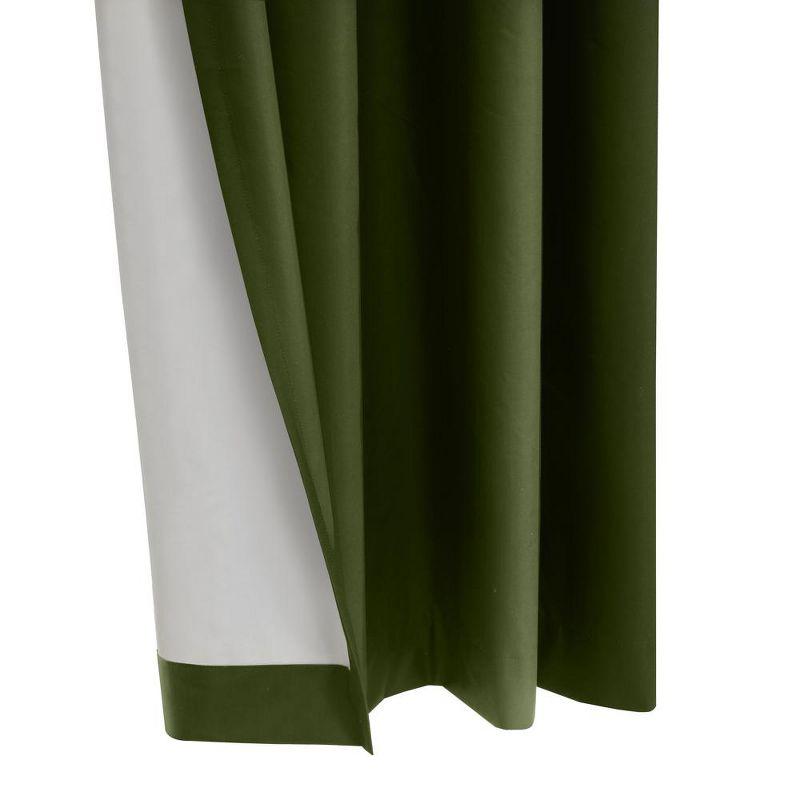 Thermaplus Alpine Blackout Premium Stylish and Functional Grommet Curtain Panel 52" x 95" Olive